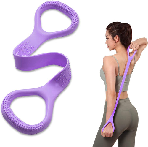 Figure 8 Resistance Band – Arm, Back & Shoulder Workout for Yoga, Pilates & Therapy