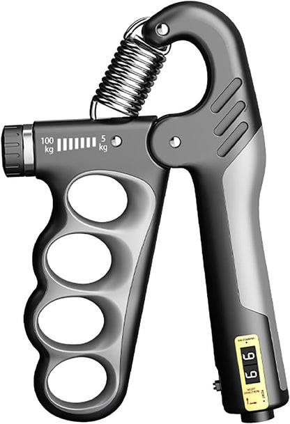 Grip Strength Trainer with Adjustable Resistance & Automatic Counter, 11-220 lbs Forearm & Hand Strengthener