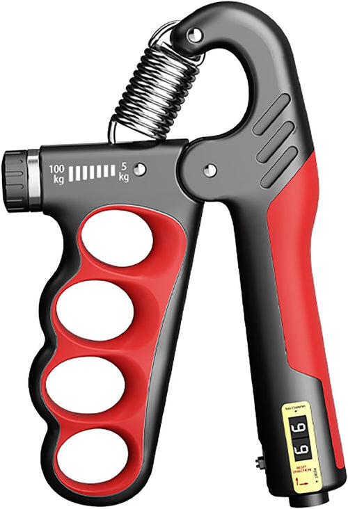 Grip Strength Trainer with Adjustable Resistance & Automatic Counter, 11-220 lbs Forearm & Hand Strengthener