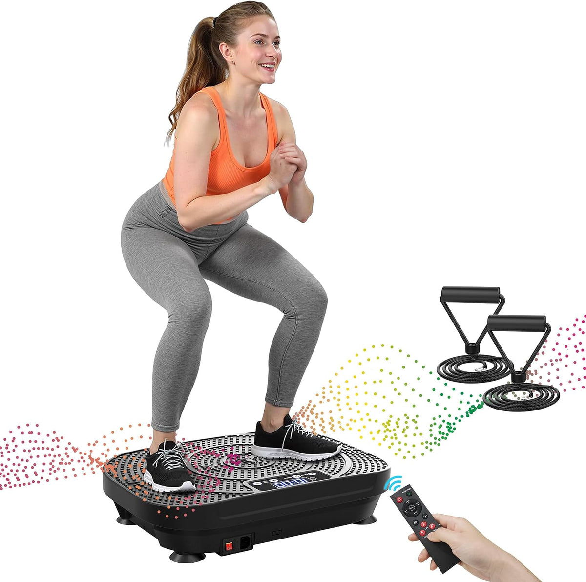 Vibration Plate – 200W Oscillating, 120 Levels, for Lymphatic Drainage & Toning