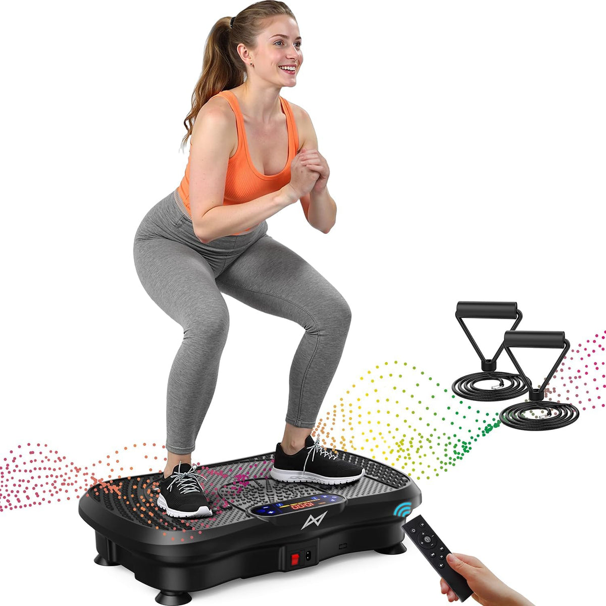 Vibration Plate – 200W Oscillating, 120 Levels, for Lymphatic Drainage & Toning
