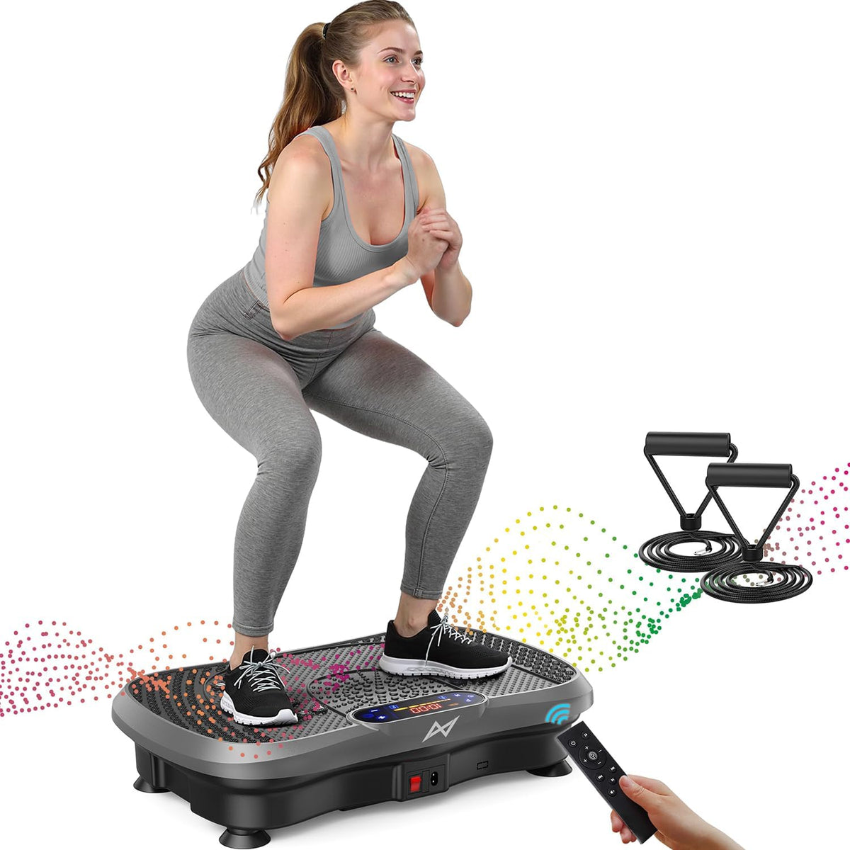 Vibration Plate – 200W Oscillating, 120 Levels, for Lymphatic Drainage & Toning