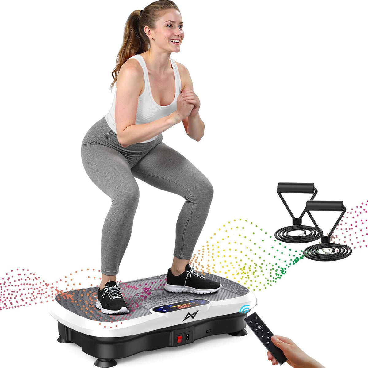 Vibration Plate – 200W Oscillating, 120 Levels, for Lymphatic Drainage & Toning